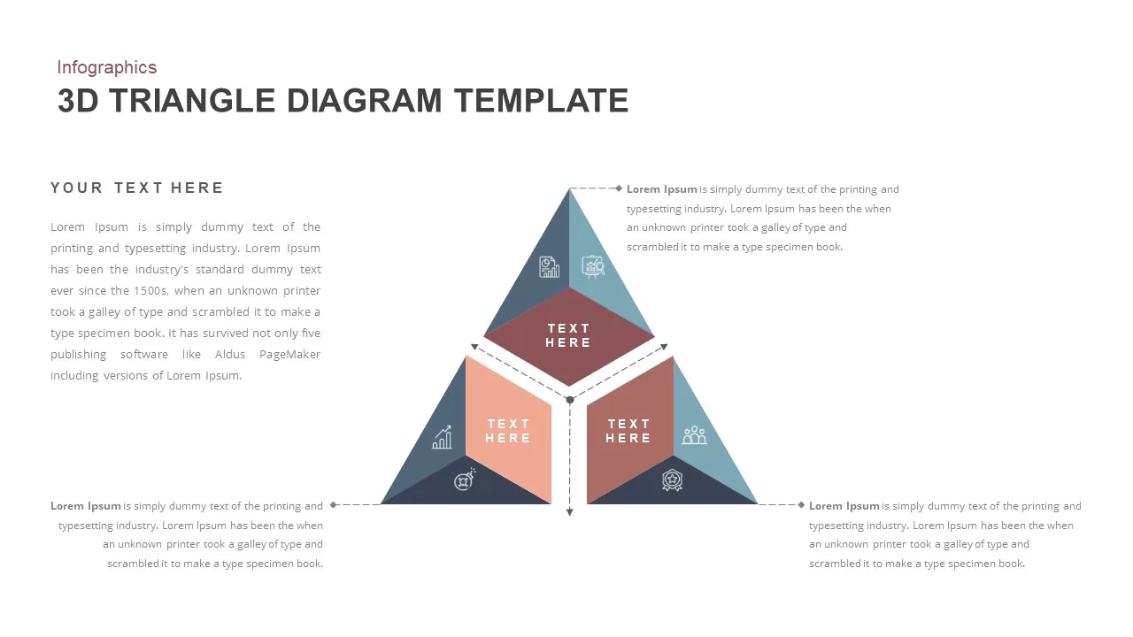 3d triangle template