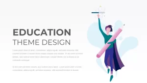Education Cartoon Template for PowerPoint Presentation Free