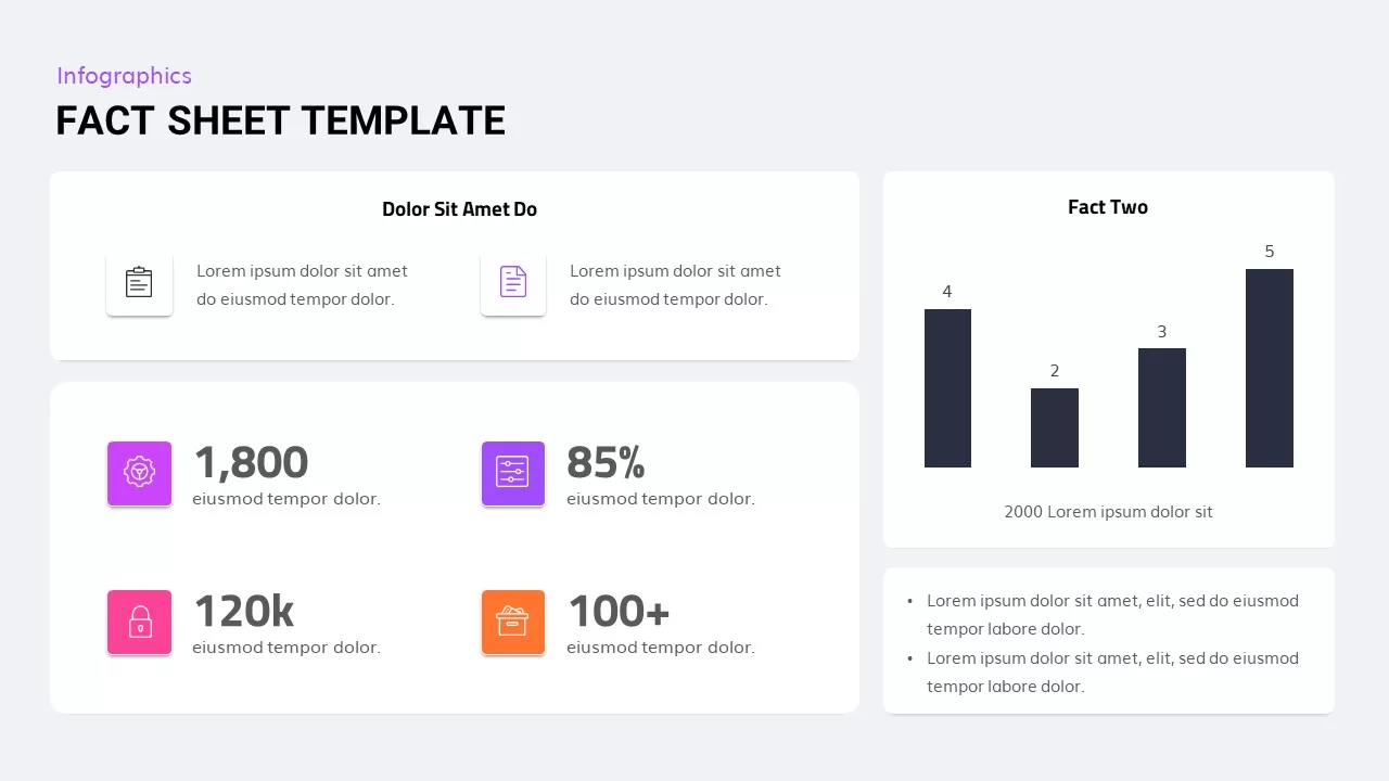 fact sheet powerpoint template