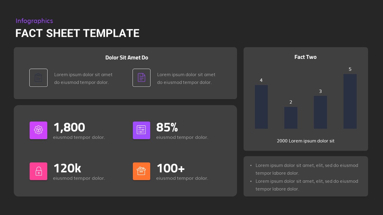 Fact Sheet PowerPoint Template | Slidebazaar