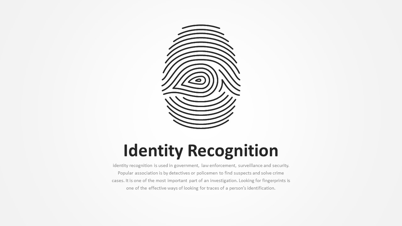 identity recogition