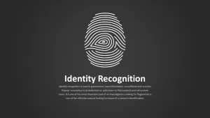 identity recognition template for powerpoint