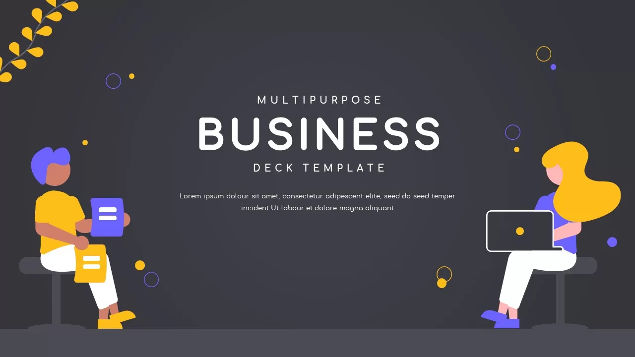mutipurpose business deck template