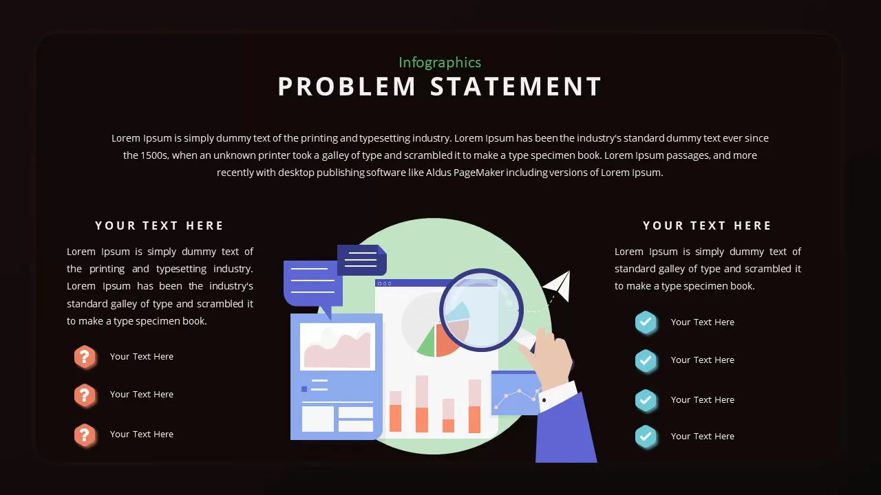 problem statement infographic