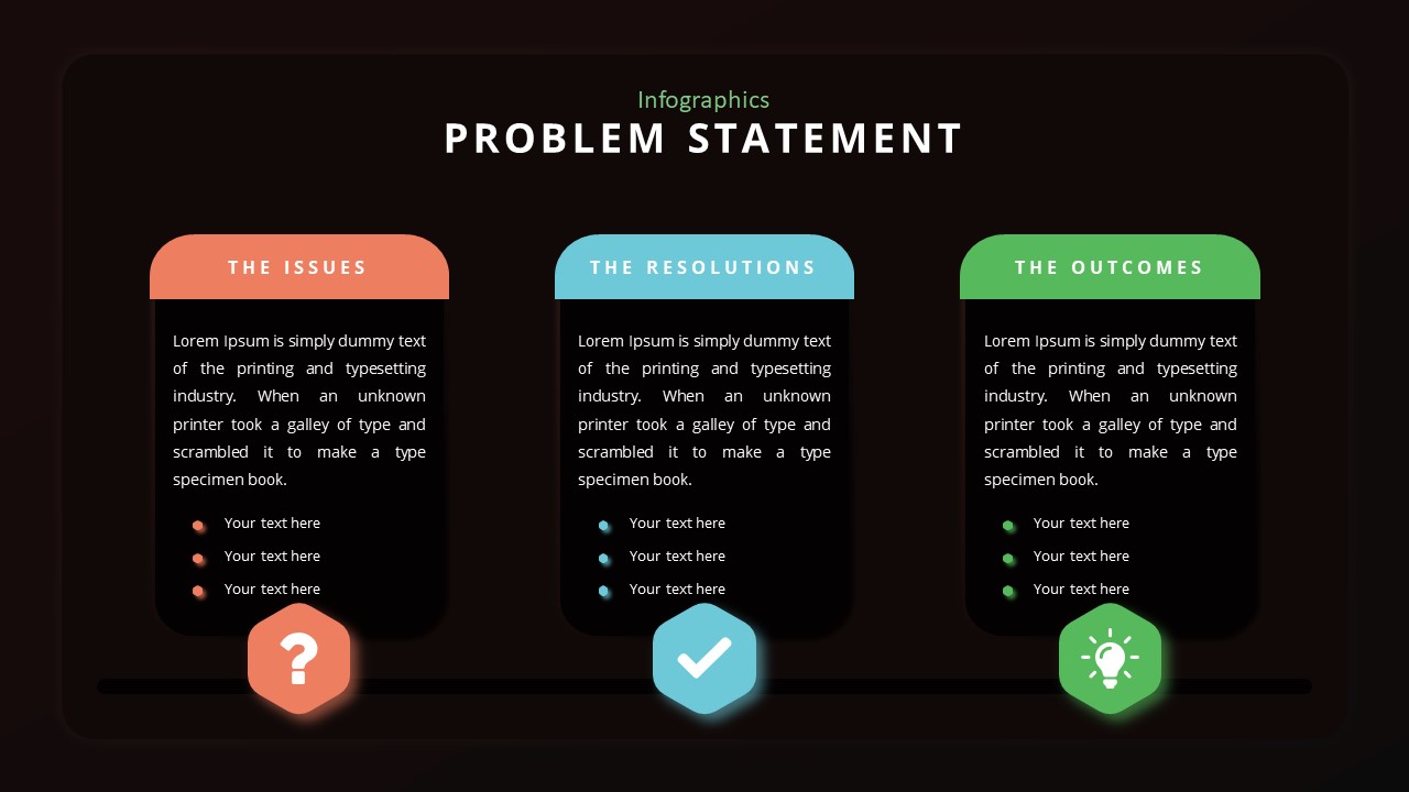 Problem Statement PowerPoint Template Slidebazaar