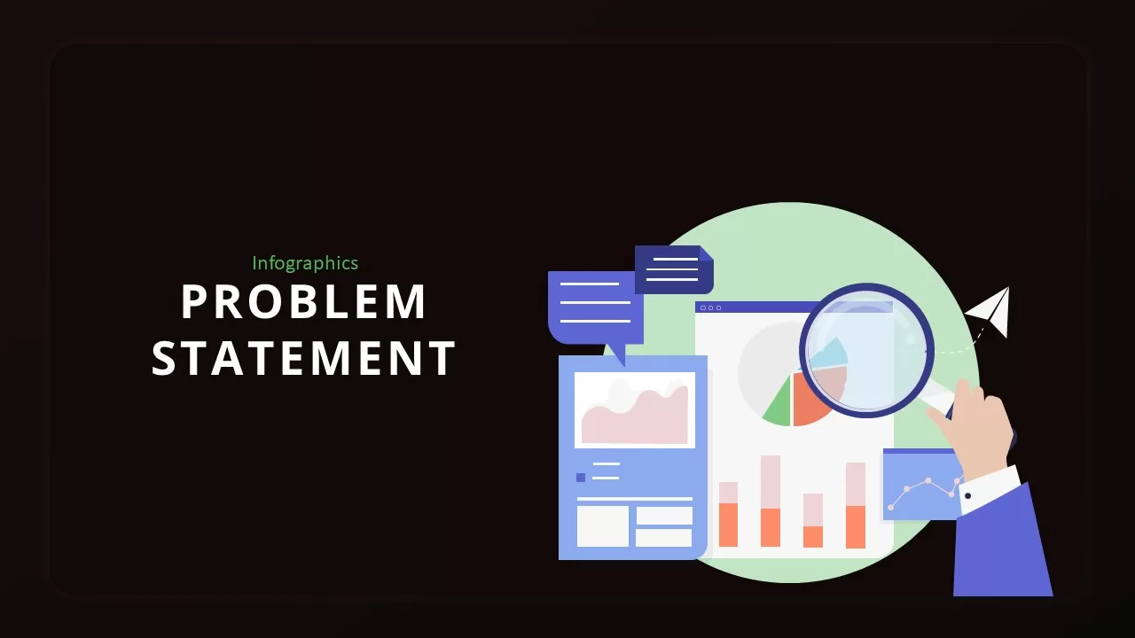 problem statement infographic slide