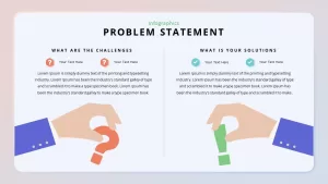 problem statement infographic template