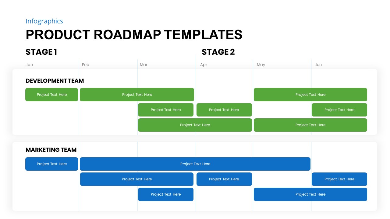 Product Roadmap PowerPoint Template | Slidebazaar