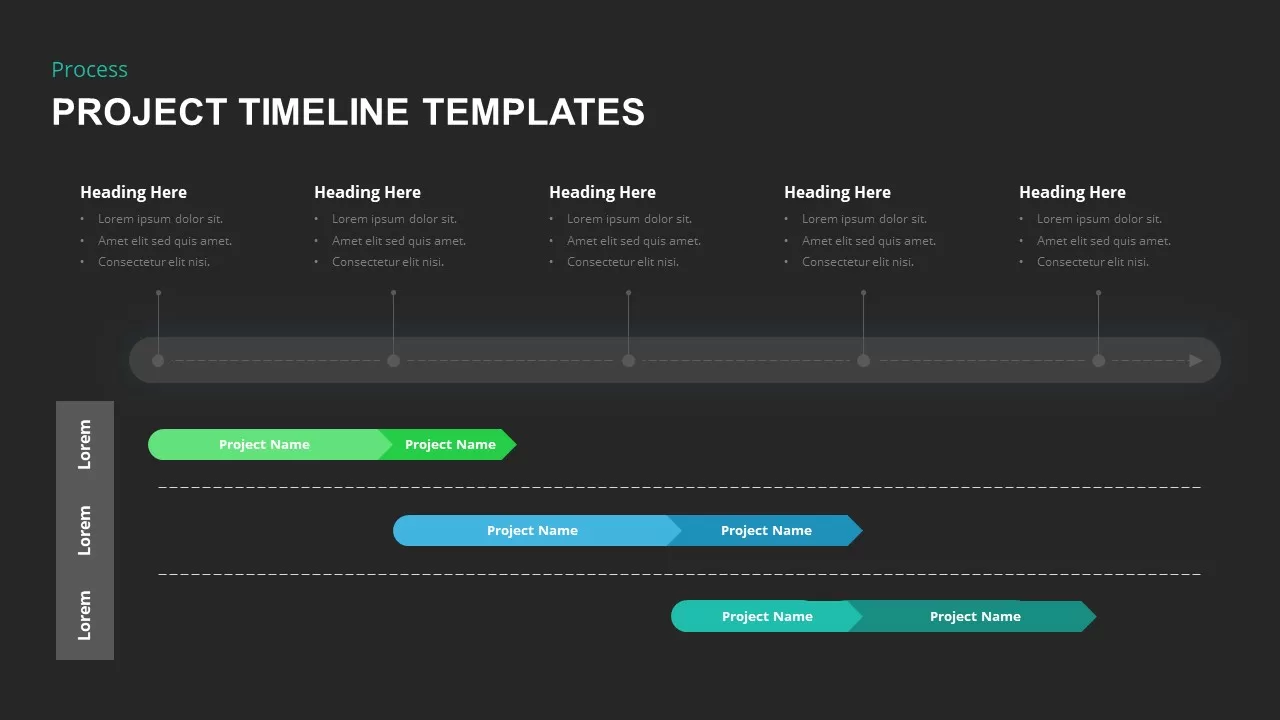 project powerpoint timeline template