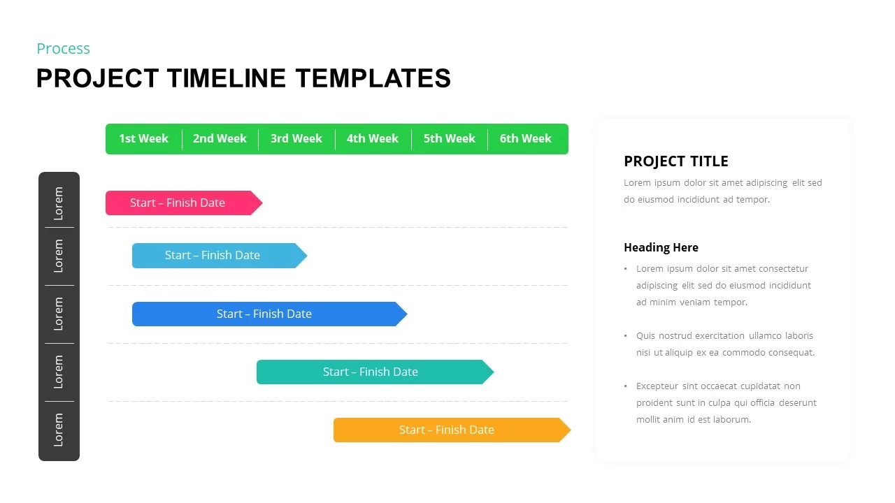 project timeline powerpoint presentation template