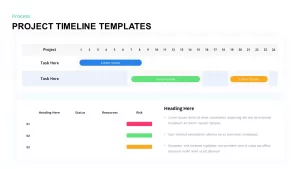 project timeline template for powerpoint