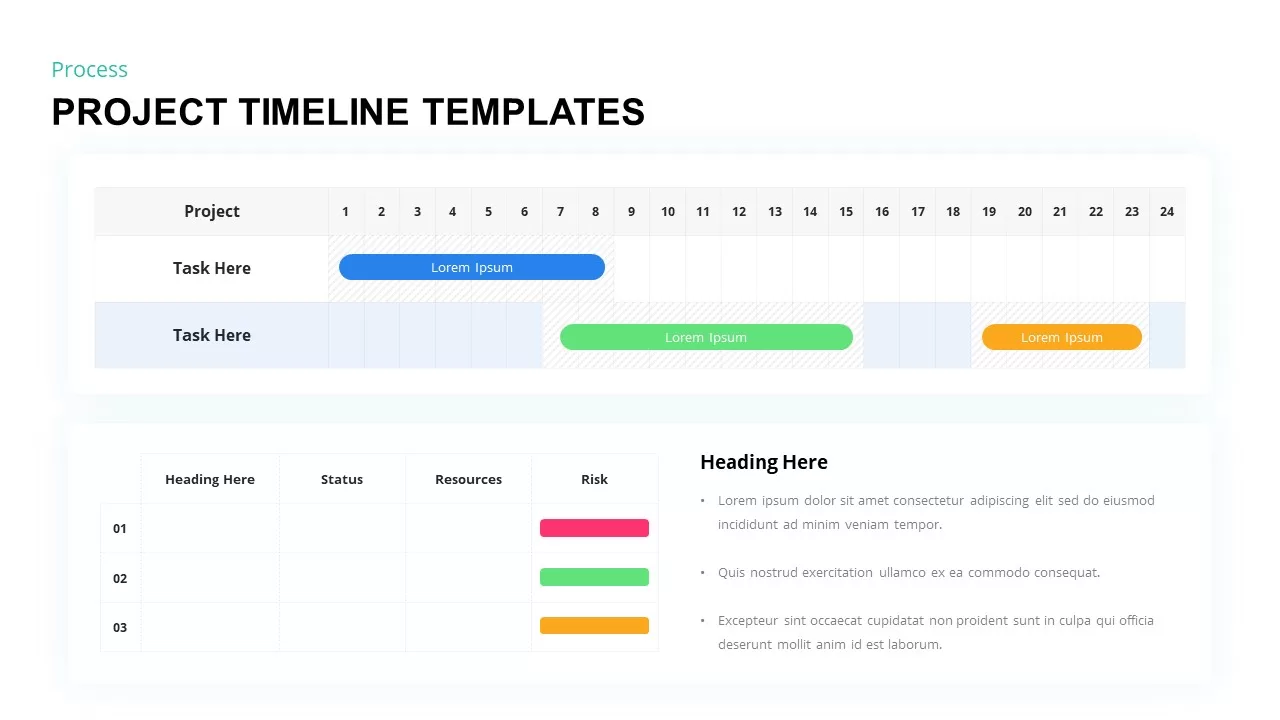 project timeline template for powerpoint