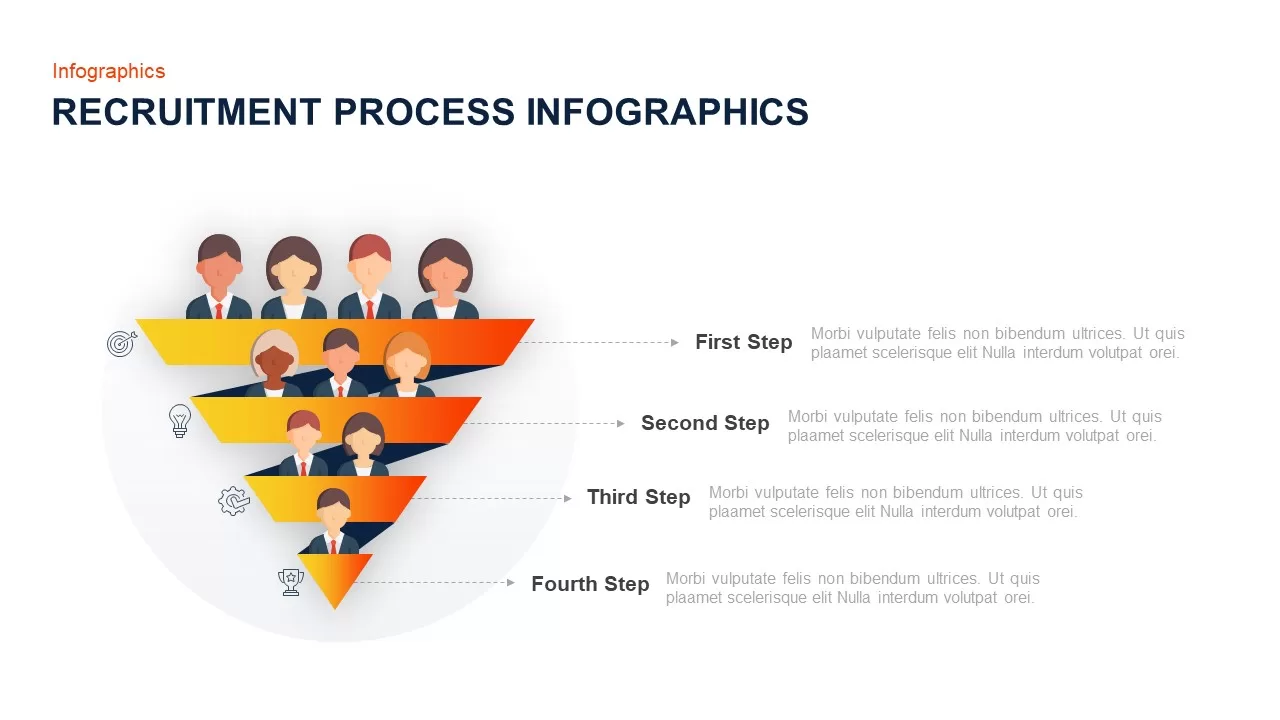 recruitment process infographics