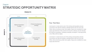 Strategic Opportunity Matrix PowerPoint Template 