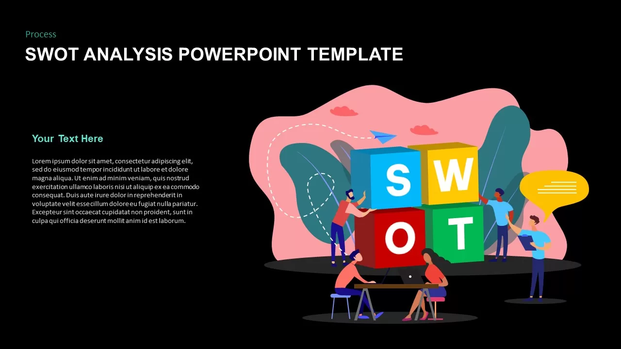 swot template for powerpoint