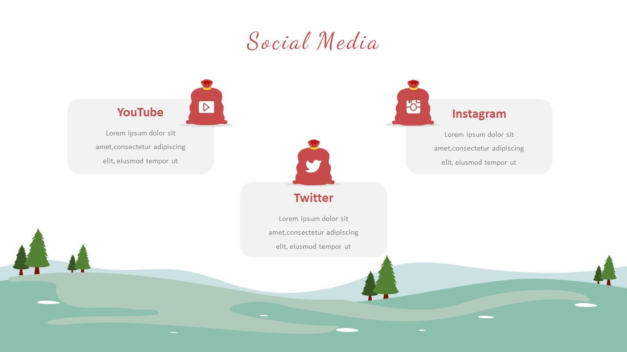 Free-Christmas-Presentation-Template-Social Media