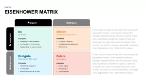 Eisenhower Matrix Template PPT