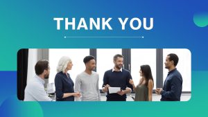 Employee Training Deck PowerPoint Template thank you slide