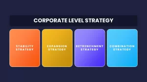 corporate level strategy presentation template