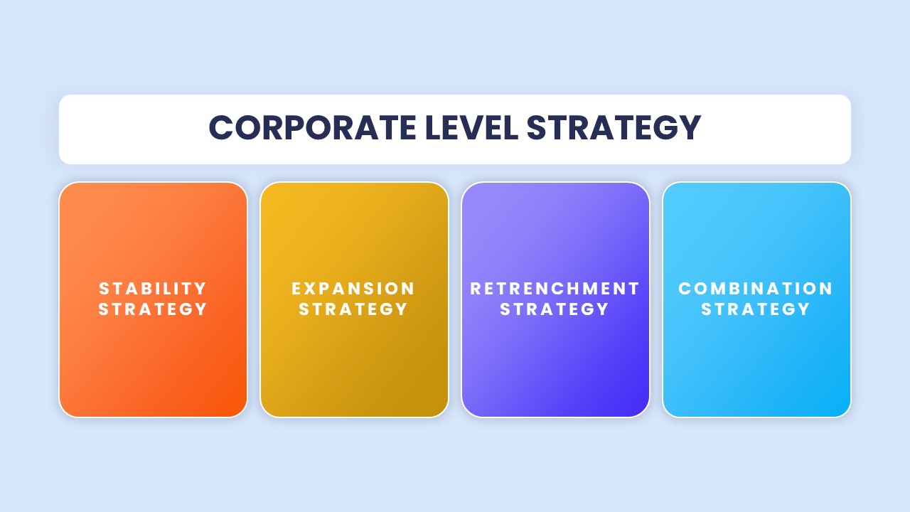 corporate level strategy assignment