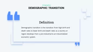 demographic transition slides