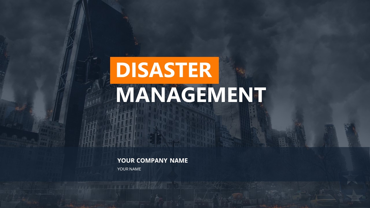 disaster management template