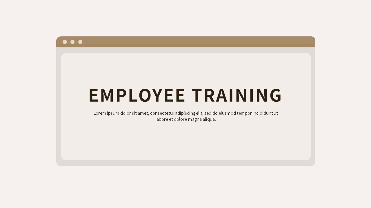 Employee Training PowerPoint Template | Slidebazaar