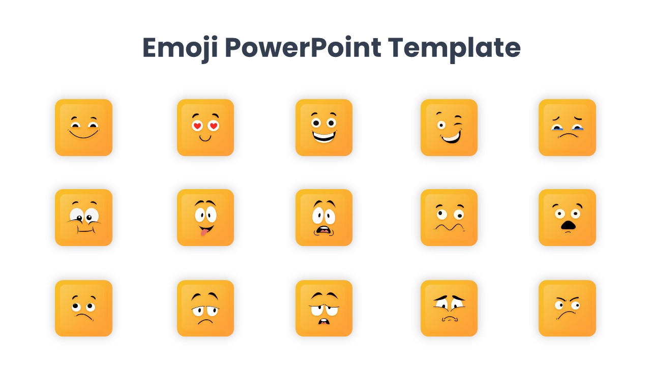 Free Emoji Template for PowerPoint & Google Slides SlideBazaar