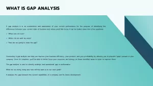 gap analysis slide