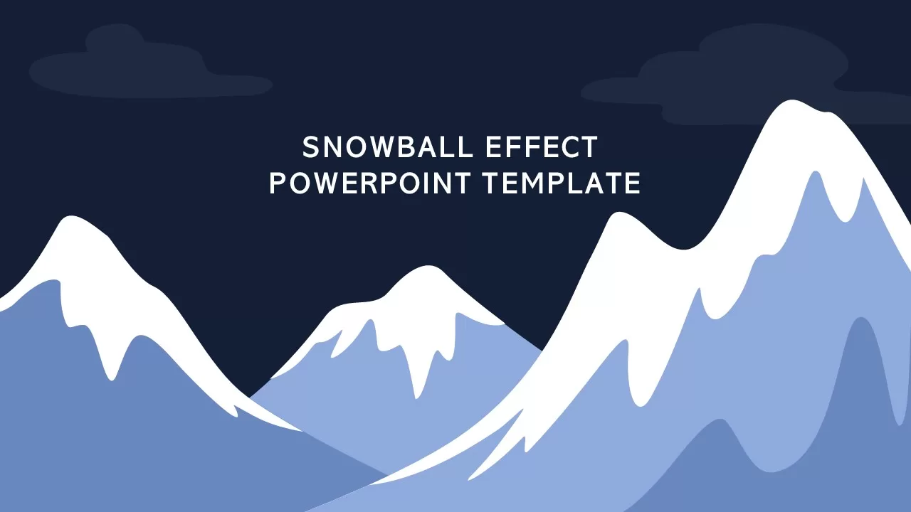 snow ball effect presentation template