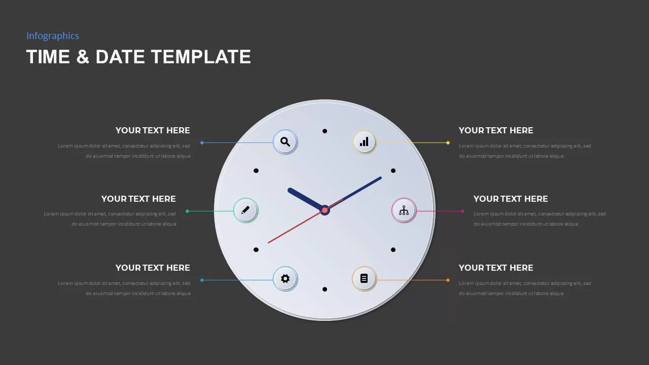 time &amp; date powerpoint presentation template