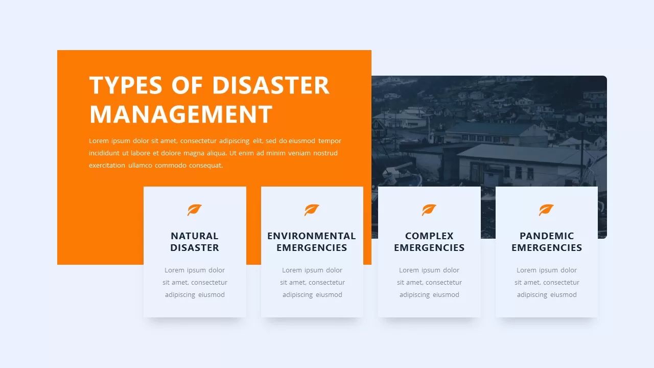 types of disaster management