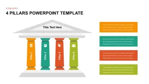 4 pillars powerpoint template