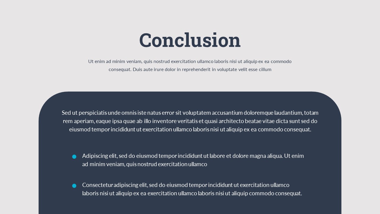 Book Review PowerPoint Template Conclusion