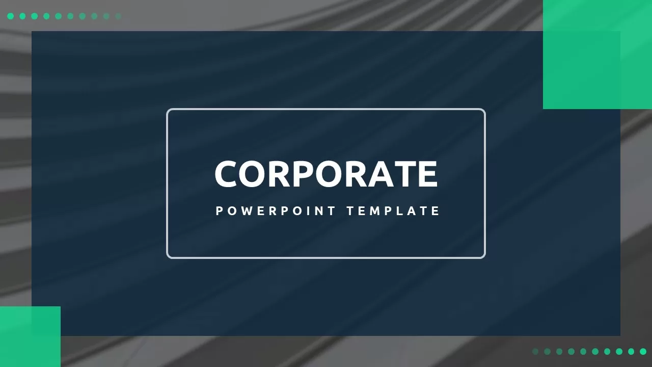 Corporate powerpoint template