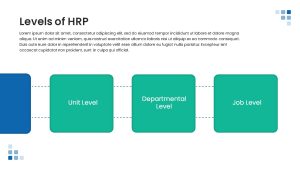 Human Resource Planning PPT template levels