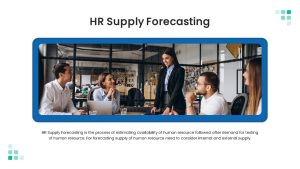 Human Resource Planning PPT template supply forecasting