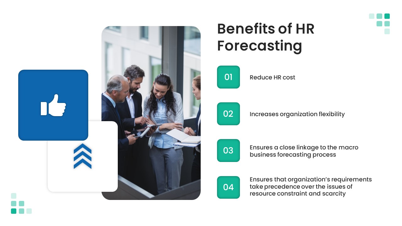 Human Resource Planning powerpoint template benefits of forecasting