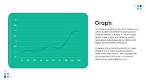 Human Resource Planning powerpoint template graph