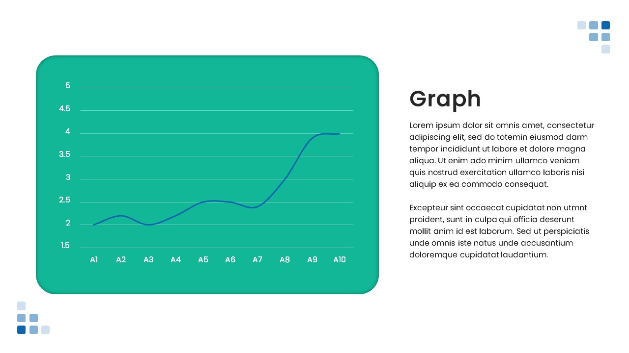 Human Resource Planning powerpoint template graph