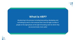 Human Resource Planning powerpoint template notes