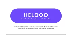 Free Helooo Presentation Template