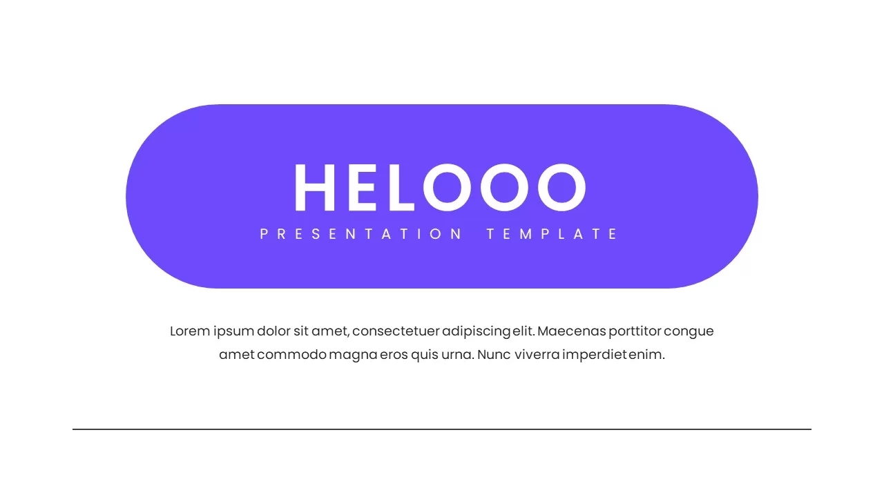 helooo presentation template