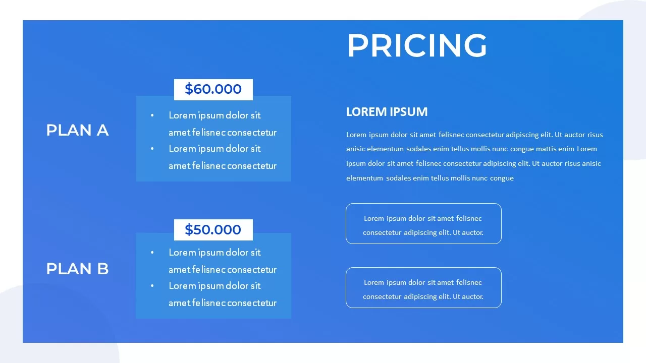 pricing