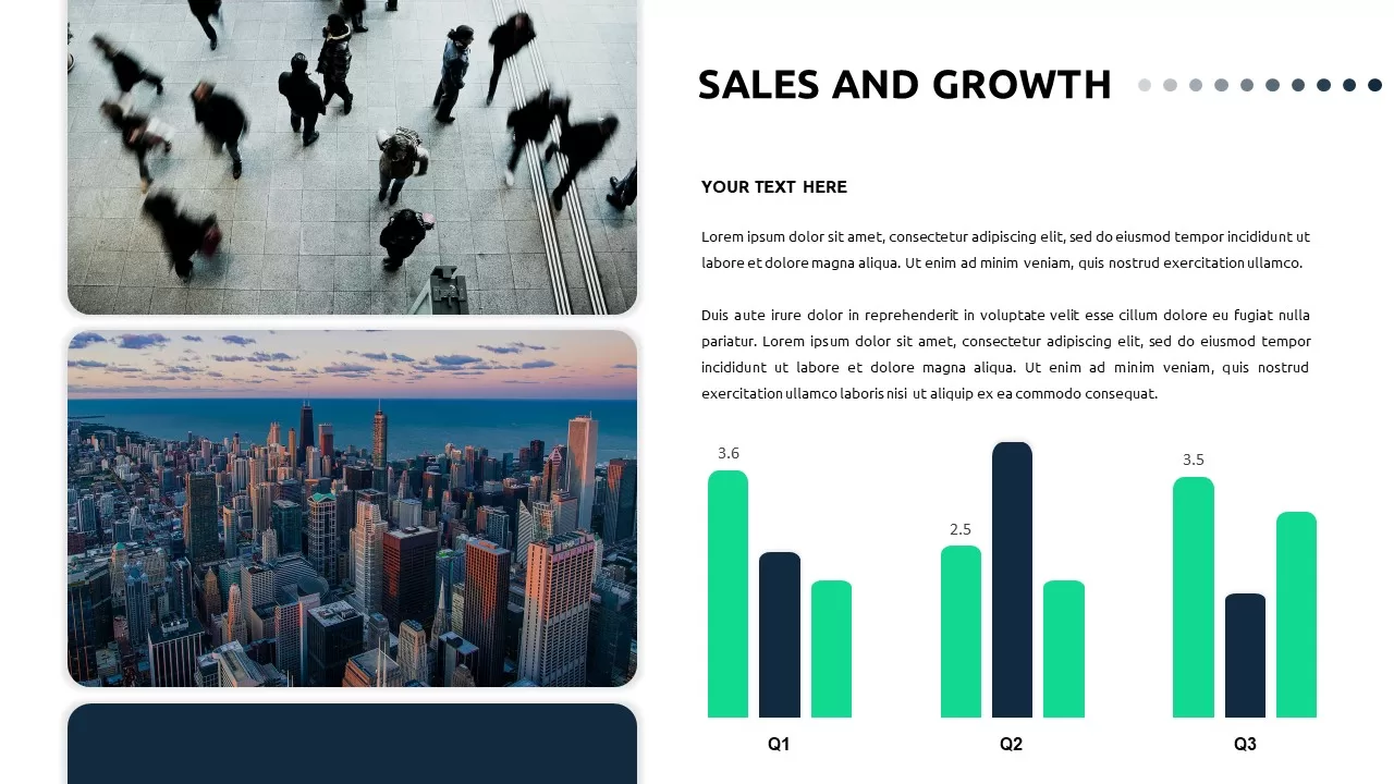 sales &amp; growth