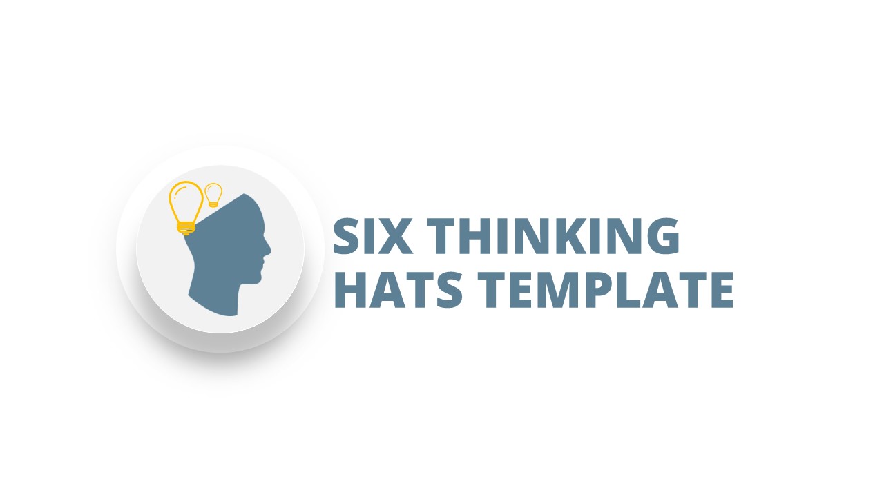 six thinking hats template