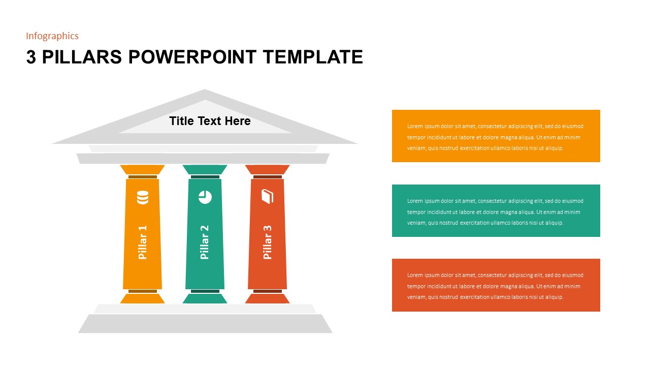 Pillars PowerPoint Template Keynote Slidebazaar