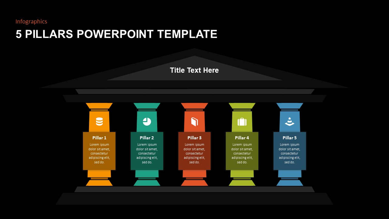 4 Pillars PowerPoint Template & Keynote | Slidebazaar