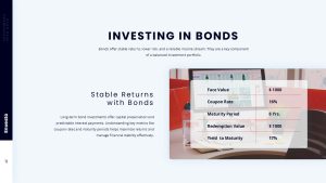 Investment Presentation Template bonds