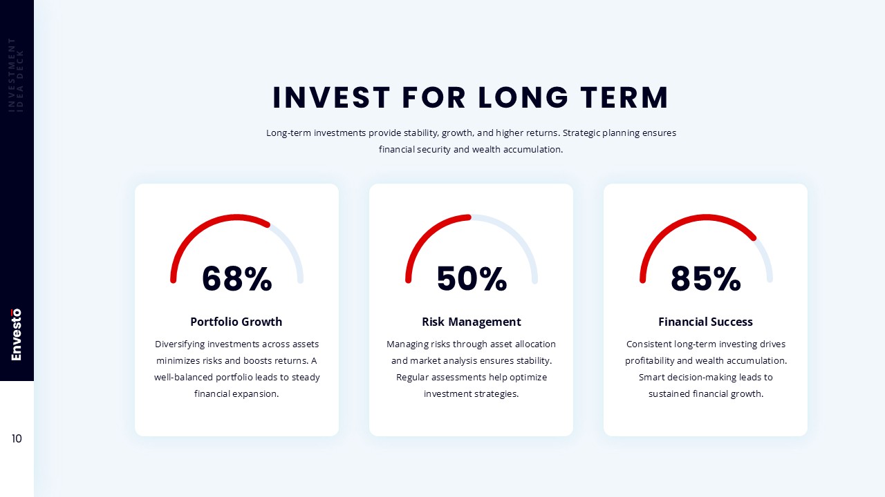 Investment Presentation Template slide